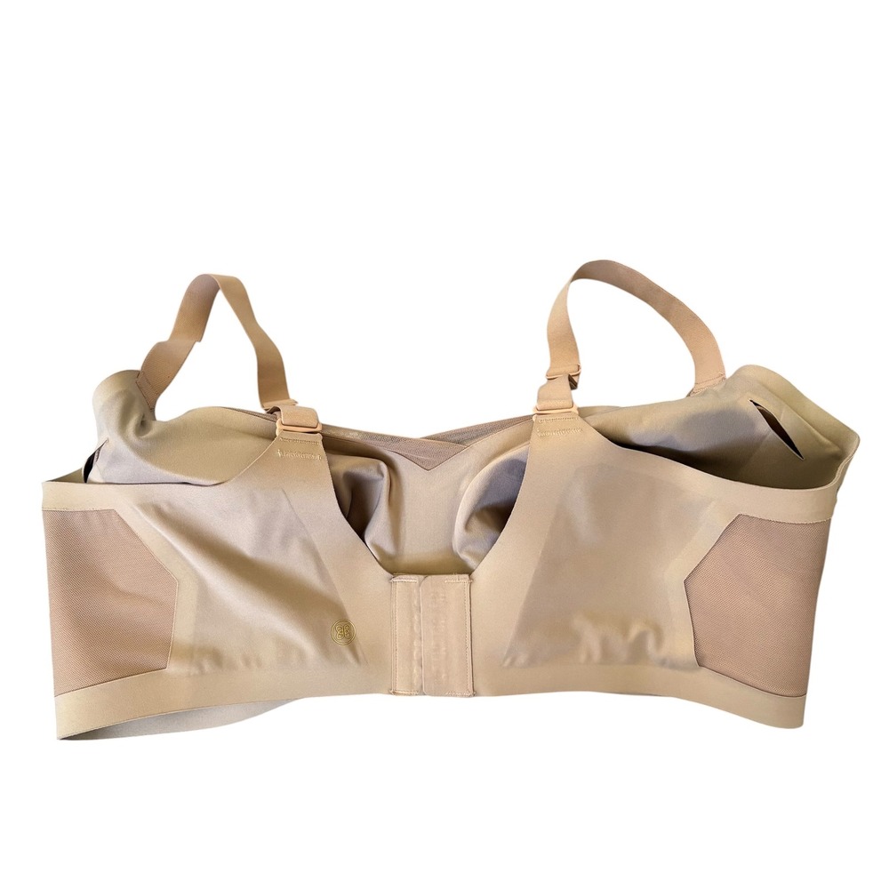 Honeylove Womens Crossover Bra Sand Beige Wireless Support 1X 40C/D LWBR0302V3 - Picture 3 of 7